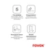 Kép 8/8 - RAVAK Chrome CRV2-120 zuhanyajtó fekete+transparent