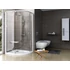 Kép 1/8 - RAVAK Pivot PSKK3 100x100 zuhanykabin fehér/króm+transparent