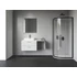 Kép 1/3 - RAVAK Blix II NBLCP4 90x90 zuhanykabin fekete+transparent