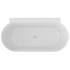 Kép 3/5 - RAVAK Vana Freedom Wall II Tec 170x87, akrilkád, Grey Green/fehér, fehér túlfolyóval