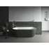 Kép 1/6 - RAVAK Vana Freedom Wall II Tec 170x87, akrilkád, Grey Green/fehér, fehér túlfolyóval