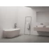 Kép 1/4 - RAVAK Vana Freedom Wall II Tec 170x87, akrilkád, Alabaster Pink/fehér, fehér túlfolyóval