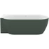 Kép 2/4 - RAVAK Vana Freedom Corner II Tec 175x86 bal, akrilkád, Grey Green/fehér, fehér túlfolyóval