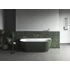 Kép 1/5 - RAVAK Freedom Wall Tec 170x87, akrilkád, Grey Green/fehér, fehér lefolyó