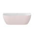Kép 3/5 - RAVAK Freedom Wall Tec 170x87, akrilkád, Alabaster Pink/fehér, fehér lefolyó