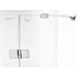 Kép 3/5 - RAVAK Brilliant BSD3 110 jobb zuhanyajtó króm+transparent+ B SET