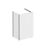 Kép 3/4 - RAVAK Walk-In Corner Szett 110x80, zuhanykabin fekete+transparent