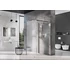 Kép 2/4 - RAVAK Walk-In Corner Szett 120x90, zuhanykabin fekete+transparent