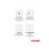 Kép 4/4 - RAVAK Walk-In Air Wall 90 zuhanyfal fekete+transparent