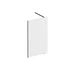 Kép 3/4 - RAVAK Walk-In Wall Szett 160, zuhanykabin fekete+transparent