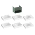 Kép 4/4 - RAVAK SD Lite 60 fürdőszobai szekrény mosdó alá Grey Green