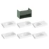 Kép 4/5 - RAVAK SD Lite 80 fürdőszobai szekrény mosdó alá Grey Green
