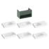 Kép 5/5 - RAVAK SD Lite 80 fürdőszobai szekrény mosdó alá Grey Green