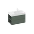 Kép 3/4 - RAVAK SD Lite 80 B fürdőszobai szekrény mosdó alá Grey Green