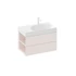 Kép 3/7 - RAVAK SD Lite 80 B fürdőszobai szekrény mosdó alá Alabaster Pink