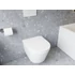 Kép 3/11 - RAVAK Flow RimOff fali WC szett, fehér