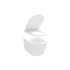 Kép 6/11 - RAVAK Flow RimOff fali WC szett, fehér