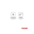 Kép 3/3 - RAVAK Flat zuhanycsaptelep 150 mm FL 032.00CR, króm