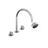 Kép 3/4 - RAVAK Espirit álló mosdócsaptelep, 3 furatos 270 mm leeresztő nélkül ES 018.00CR, Chrome