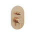 Kép 2/3 - RAVAK Espirit falba süllyesztett csaptelep, automatikus kétutas, belső egységgel ES 061.60RGB.O2, Rose Gold Brushed