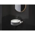 Kép 1/3 - RAVAK Eleganta álló mosdócsaptelep 220 mm leeresztő nélkül EL 014.20BLM, Black Matt