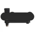 Kép 4/8 - RAVAK Chrome kádcsaptelep szett nélkül CR 022.20BL, fekete