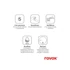 Kép 5/5 - RAVAK Chrome II mosdócsaptelep BeCool 175 mm lefolyó nélkül CR II 014.01CR, króm