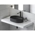 Kép 1/3 - RAVAK Chrome II mosdócsaptelep 300 mm lefolyó nélkül CR II 015.20BL, fekete