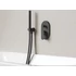 Kép 1/6 - RAVAK Chrome II kétutas csaptelep alaptest nélkül CR II 065.20BL.O2.RB070, fekete