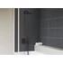 Kép 1/3 - RAVAK Chrome II termosztátos 3-utas csaptelep, alaptest nélkül CR II 067.20BL.O3.RB071, fekete