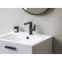 Kép 1/3 - RAVAK Chrome II álló mosdócsaptelep, 165 mm, leeresztő nélkül, fekete CR II 014.22BL
