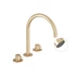 Kép 3/4 - RAVAK Espirit álló mosdócsaptelep, 3 furatos 270 mm leeresztő nélkül ES 018.60GLB, Gold Brushed