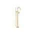 Kép 2/4 - RAVAK Espirit padlón álló kádcsaptelep szettel ES 080.60GLB.RB07G, Gold Brushed