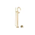Kép 3/4 - RAVAK Espirit padlón álló kádcsaptelep szettel ES 080.60GLB.RB07G, Gold Brushed
