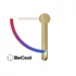 Kép 3/6 - RAVAK Espirit álló mosdócsaptelep BeCool 190 mm leeresztő nélkül ES 012.61GLB, Gold Brushed