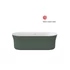 Kép 2/3 - RAVAK Ypsilon 180x80, akrilkád, Grey Green/fehér, szabadonálló, túlfolyó és lefolyó: fehér