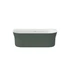 Kép 2/3 - RAVAK Ypsilon Wall 178x86, akrilkád, Grey Green/fehér, szabadonálló, túlfolyó és lefolyó: fehér