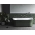 Kép 1/4 - RAVAK Ypsilon Wall 178x86, akrilkád, Grey Green/fehér, szabadonálló, túlfolyó és lefolyó: fehér