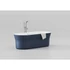 Kép 4/4 - RAVAK Ypsilon 180x80, akrilkád, Deepsea Blue/fehér, szabadonálló, túlfolyó és lefolyó: fehér