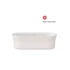 Kép 2/3 - RAVAK Ypsilon 180x80, akrilkád, Alabaster Pink/fehér, szabadonálló, túlfolyó és lefolyó: fehér