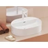 Kép 1/5 - RAVAK Ceramic 55 O Slim Shelf kerámia mosdó fehér