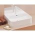 Kép 1/5 - RAVAK Ceramic 55 R Slim Wall kerámia mosdó fehér