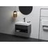 Kép 3/8 - RAVAK Lite 80/45 S mosdó fehér, túlfolyó nélkül, csaptelep furattal