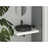 Kép 1/2 - RAVAK Ceramic Slim Shelf O 55 kerámiamosdó matt fekete