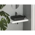 Kép 1/2 - RAVAK Ceramic Slim Shelf R 55 kerámiamosdó matt fekete