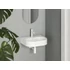 Kép 1/2 - RAVAK Ceramic Slim Wall O 55 N kerámiamosdó matt fehér