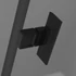 Kép 3/5 - RADAWAY Nes Black PTJ szögletes fekete zuhanykabin 90x80B átlátszó, balos, ajtó a hosszabb oldalon