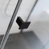 Kép 5/5 - RADAWAY Essenza Pro Black PDD íves fekete zuhanykabin 80x90 átlátszó