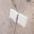 Kép 4/4 - RADAWAY Essenza Pro White PDD íves fehér zuhanykabin 90x80 átlátszó