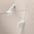 Kép 2/4 - RADAWAY Essenza Pro White PDD íves fehér zuhanykabin 100x100 átlátszó